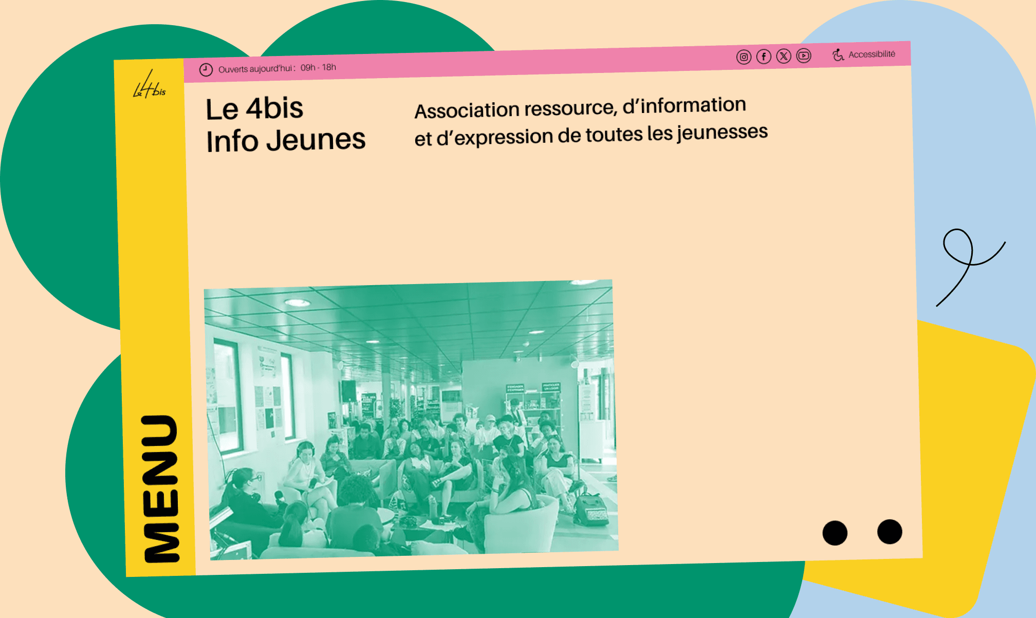 visuel principal du projet Le 4bis-Info Jeunes